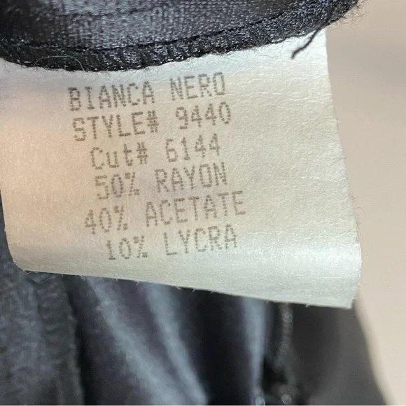 🧜🏼‍♀️ Maria Bianca Nero Form Fitting a classic Black Dress Size Petite - Picture 11 of 11